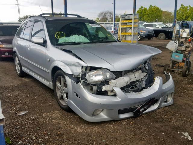 JM1BJ245731206325 - 2003 MAZDA PROTEGE PR SILVER photo 1