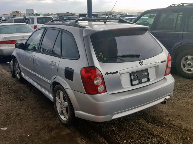 JM1BJ245731206325 - 2003 MAZDA PROTEGE PR SILVER photo 3