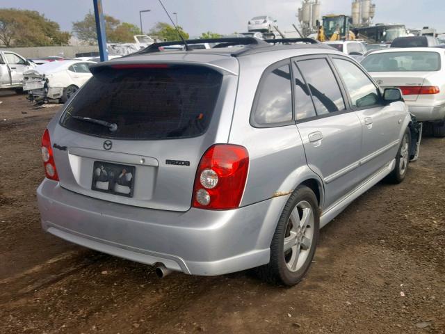 JM1BJ245731206325 - 2003 MAZDA PROTEGE PR SILVER photo 4