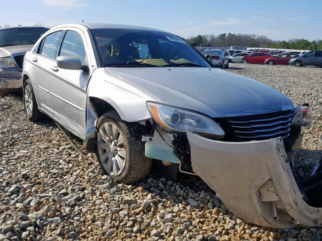 1C3CCBAB4CN273048 - 2012 CHRYSLER 200 LX SILVER photo 1