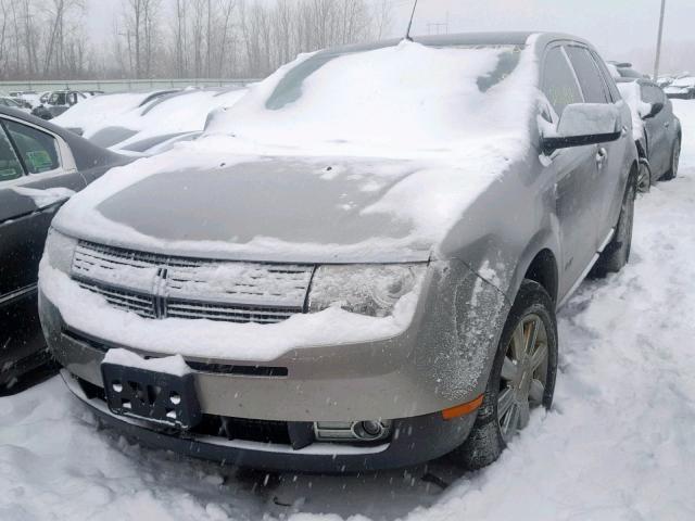 2LMDU88C08BJ36786 - 2008 LINCOLN MKX GRAY photo 2