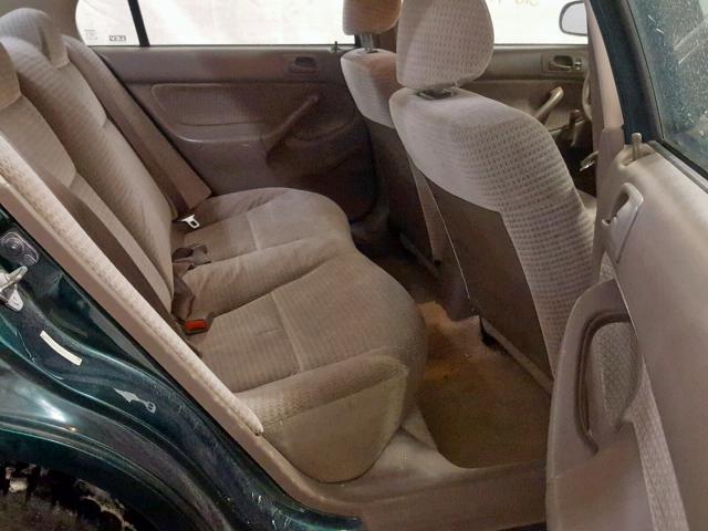 2HGEJ6611YH547101 - 2000 HONDA CIVIC BASE Yaşıl foto 6