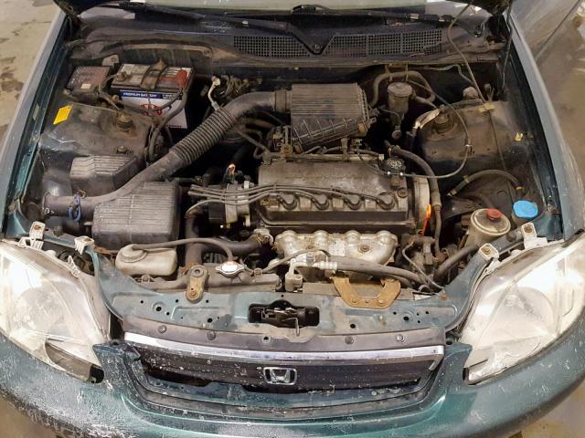 2HGEJ6611YH547101 - 2000 HONDA CIVIC BASE Yaşıl foto 7