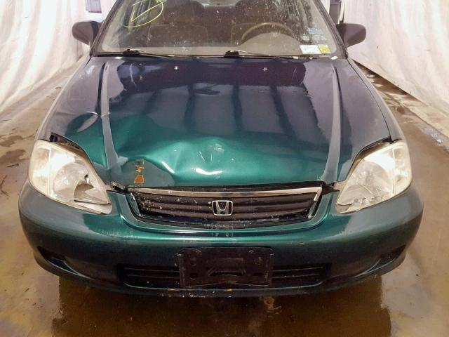 2HGEJ6611YH547101 - 2000 HONDA CIVIC BASE Yaşıl foto 9