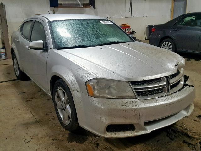 1B3BD1FB5BN554377 - 2011 DODGE AVENGER SILVER photo 1