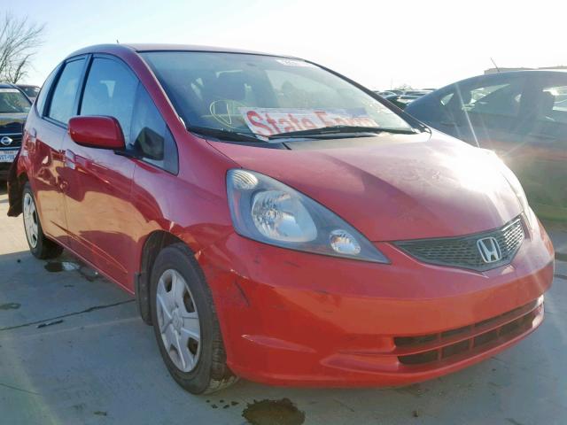 JHMGE8H37DC080302 - 2013 HONDA FIT RED photo 1