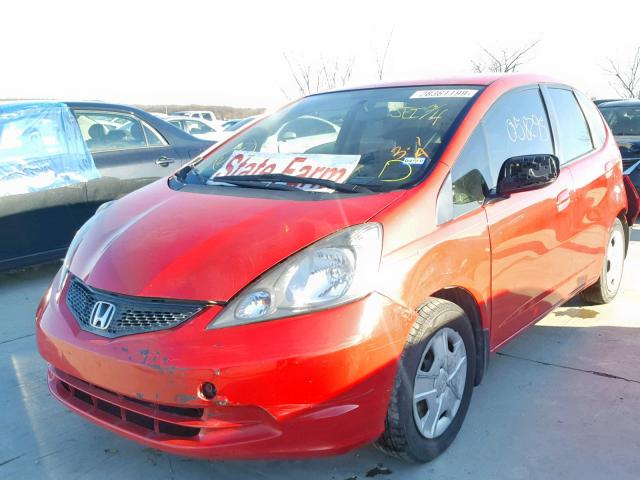 JHMGE8H37DC080302 - 2013 HONDA FIT RED photo 2