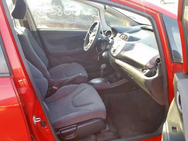 JHMGE8H37DC080302 - 2013 HONDA FIT RED photo 5