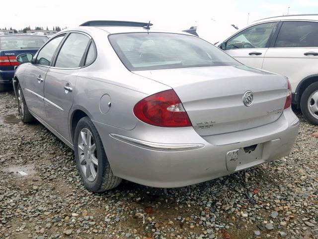 2G4WE587561186816 - 2006 BUICK LACROSSE C SILVER photo 3