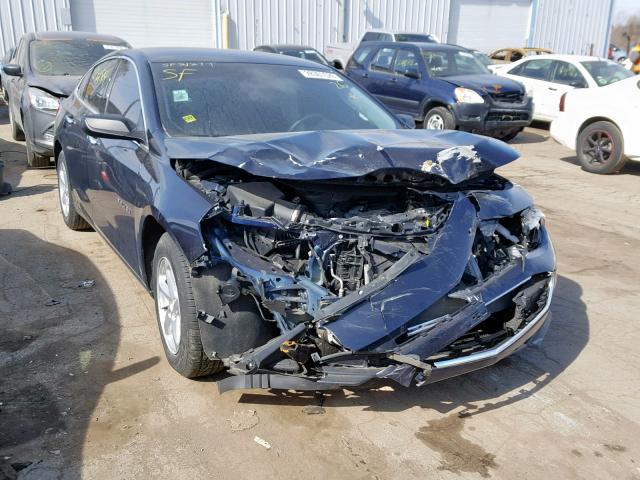 1G1ZB5ST0HF238566 - 2017 CHEVROLET MALIBU LS BLACK photo 1