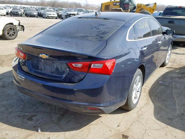 1G1ZB5ST0HF238566 - 2017 CHEVROLET MALIBU LS BLACK photo 4