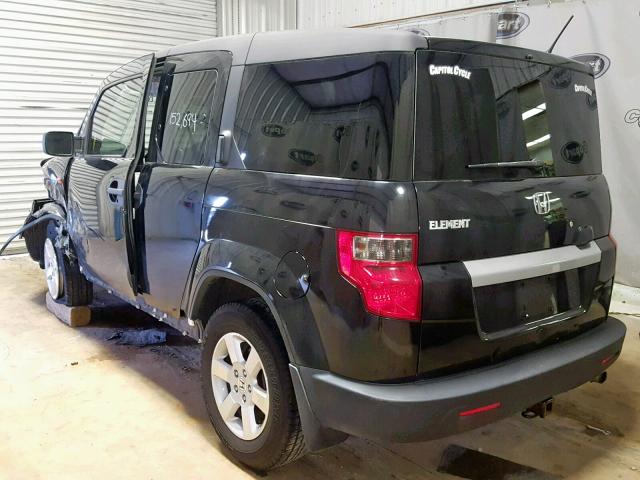 5J6YH1H76AL003367 - 2010 HONDA ELEMENT EX BLACK photo 3