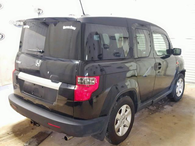 5J6YH1H76AL003367 - 2010 HONDA ELEMENT EX BLACK photo 4