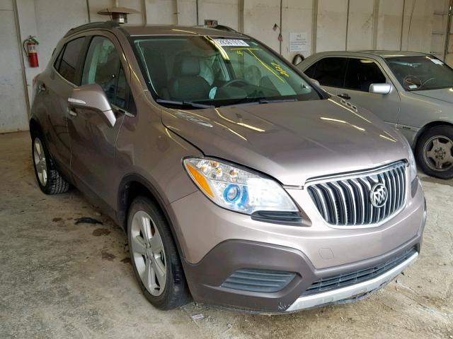 KL4CJASB8FB178678 - 2015 BUICK ENCORE BEIGE photo 1