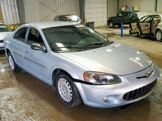 1C3AL46X61N574070 - 2001 CHRYSLER SEBRING LX BLUE photo 1