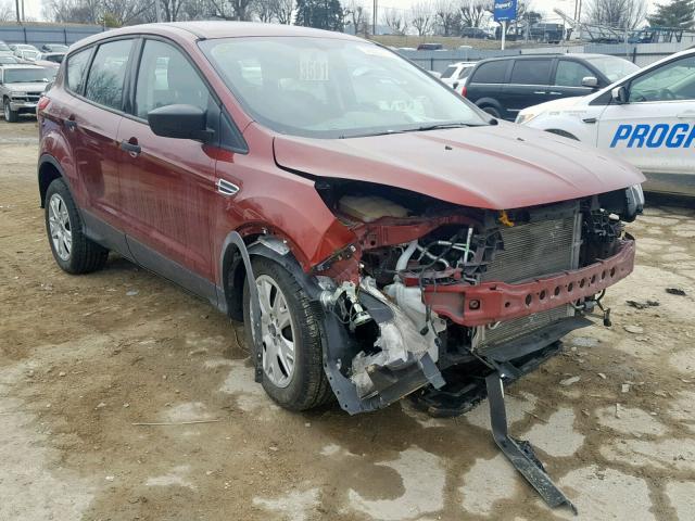 1FMCU0F79EUB98479 - 2014 FORD ESCAPE S RED photo 1