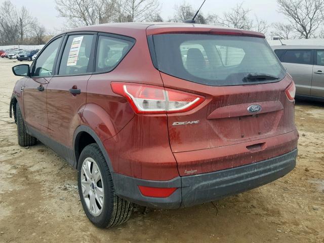 1FMCU0F79EUB98479 - 2014 FORD ESCAPE S RED photo 3