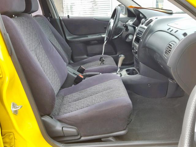 JM1BJ245X31183266 - 2003 MAZDA PROTEGE PR YELLOW photo 5