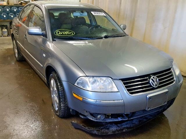WVWTH63B83P444969 - 2003 VOLKSWAGEN PASSAT GLX 灰色 照片 1