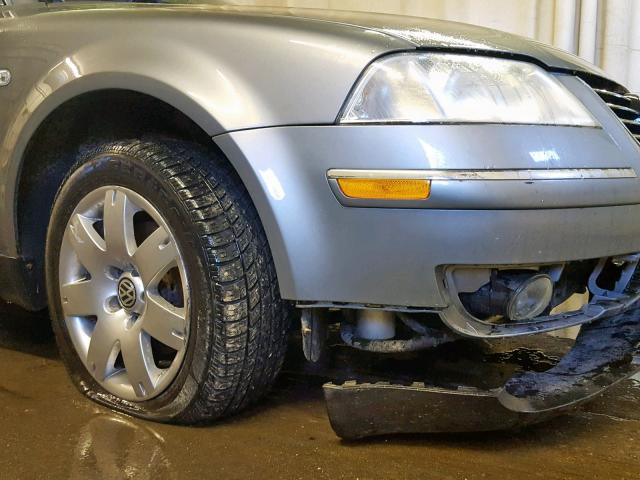 WVWTH63B83P444969 - 2003 VOLKSWAGEN PASSAT GLX 灰色 照片 9