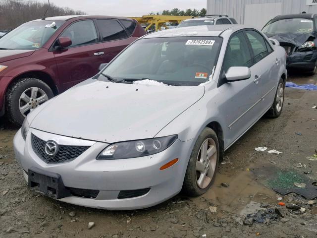 1YVFP80D735M50138 - 2003 MAZDA 6 S SILVER photo 2