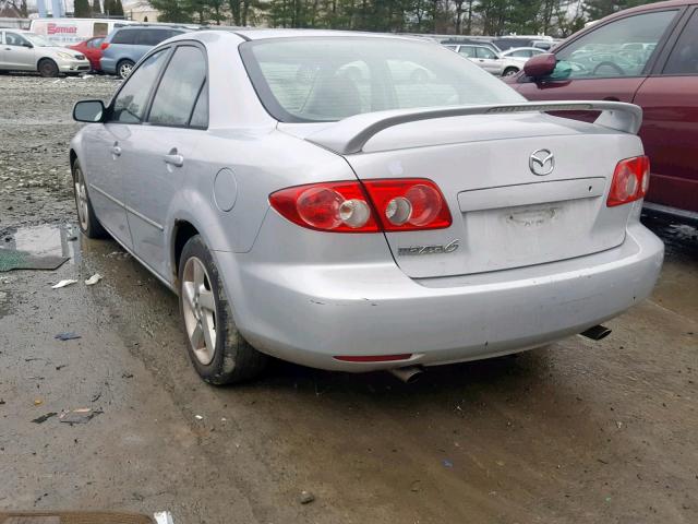 1YVFP80D735M50138 - 2003 MAZDA 6 S SILVER photo 3