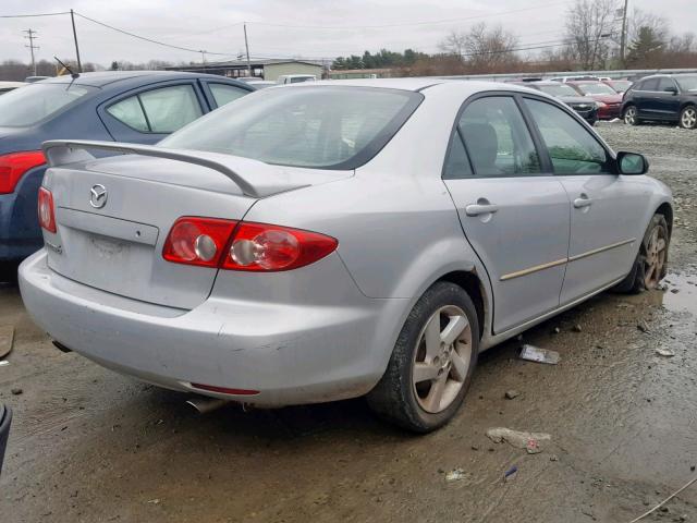 1YVFP80D735M50138 - 2003 MAZDA 6 S SILVER photo 4