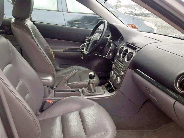 1YVFP80D735M50138 - 2003 MAZDA 6 S SILVER photo 5