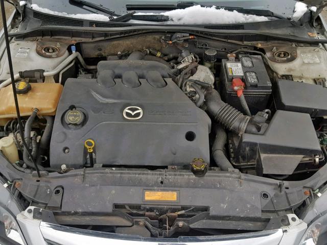 1YVFP80D735M50138 - 2003 MAZDA 6 S SILVER photo 7