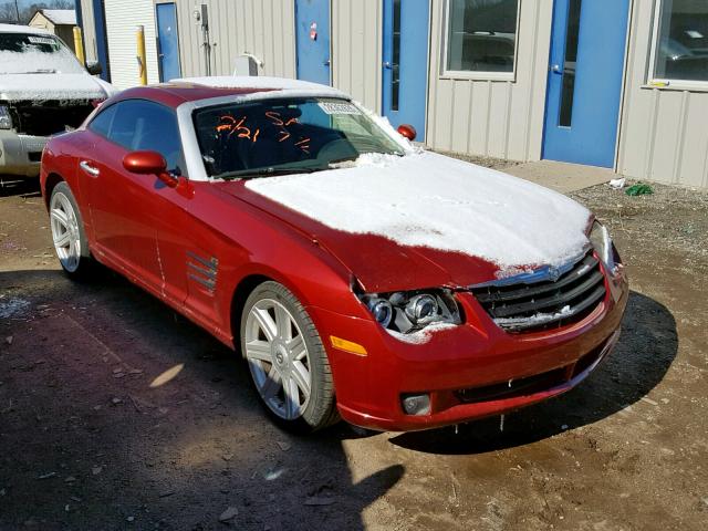 1C3AN69L15X025644 - 2005 CHRYSLER CROSSFIRE RED photo 1