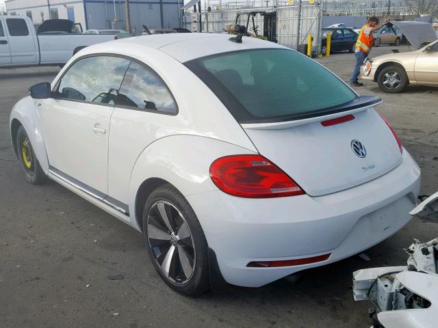 3VWVT7AT3EM660873 - 2014 VOLKSWAGEN BEETLE TUR WHITE photo 3