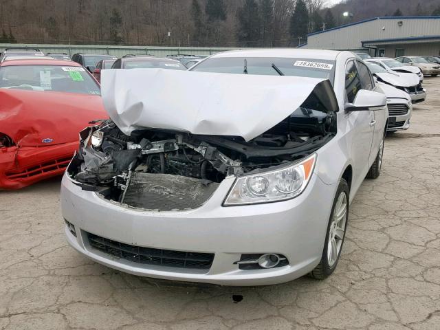 1G4GD5GD3BF110836 - 2011 BUICK LACROSSE C SILVER photo 2