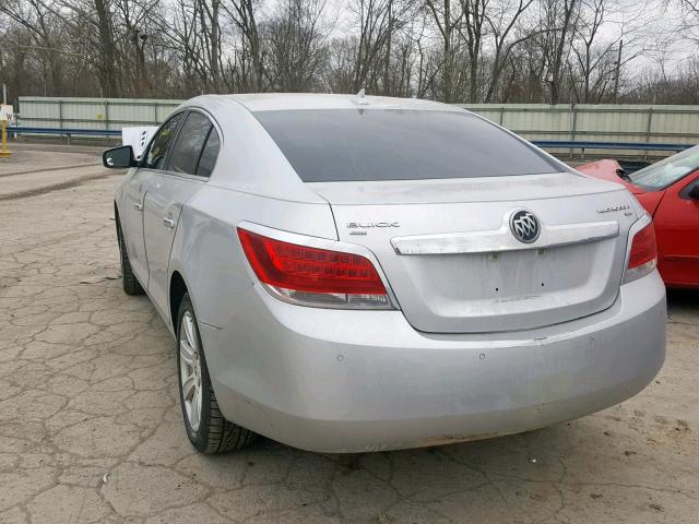 1G4GD5GD3BF110836 - 2011 BUICK LACROSSE C SILVER photo 3