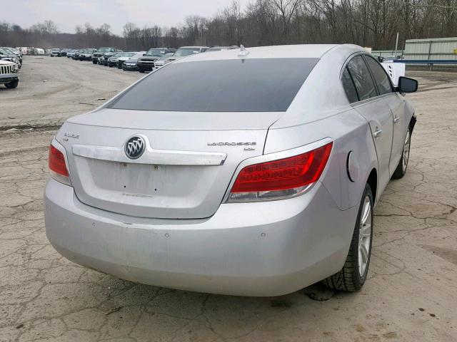 1G4GD5GD3BF110836 - 2011 BUICK LACROSSE C SILVER photo 4