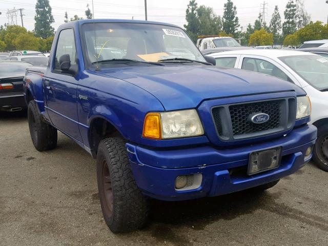 1FTYR10U14PA32339 - 2004 FORD RANGER BLUE photo 1