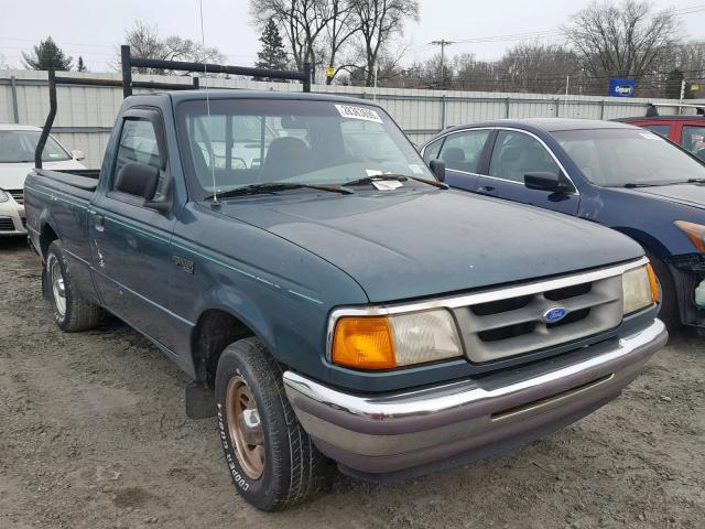 1FTCR10A8VUB66168 - 1997 FORD RANGER GREEN photo 1