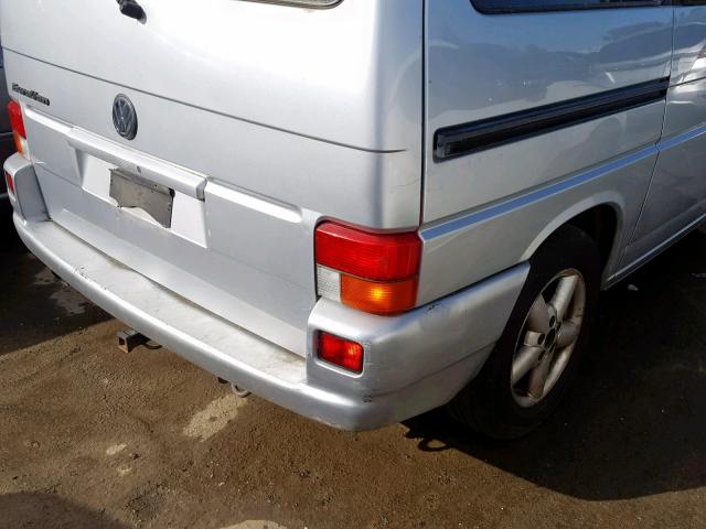 WV2MB47083H006466 - 2003 VOLKSWAGEN EUROVAN MV GRAY photo 9