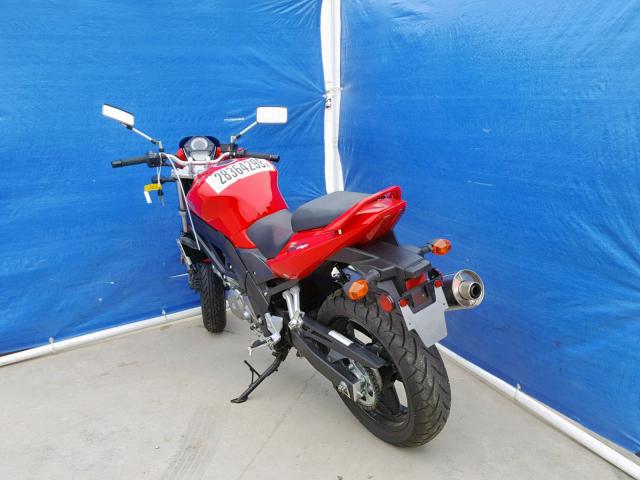 JS1VP53A262103284 - 2006 SUZUKI SV650 RED photo 3