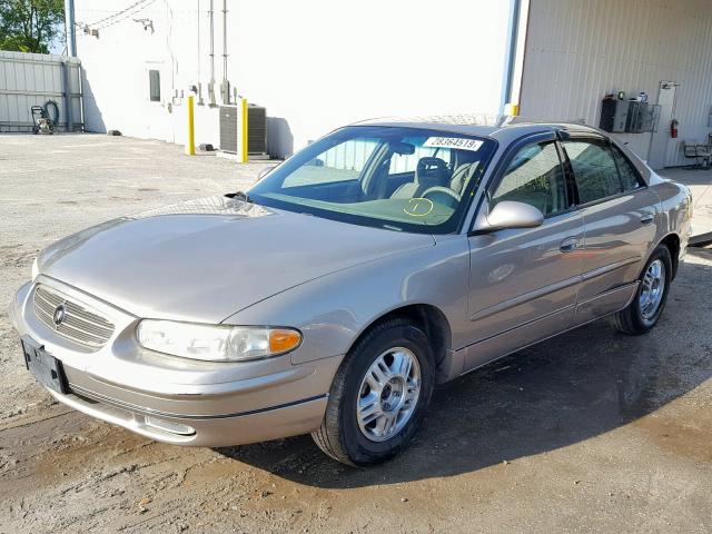 2G4WB52K821141952 - 2002 BUICK REGAL LS GOLD photo 2