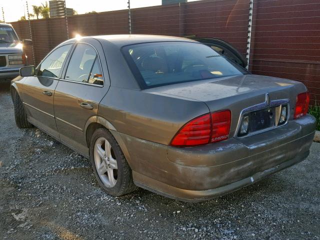 1LNHM87A12Y676140 - 2002 LINCOLN LS GREEN photo 3