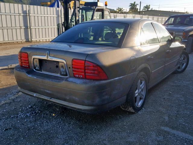 1LNHM87A12Y676140 - 2002 LINCOLN LS GREEN photo 4