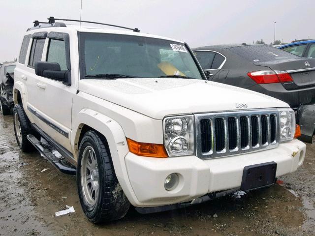 1J8HG58246C144247 - 2006 JEEP COMMANDER WHITE photo 1