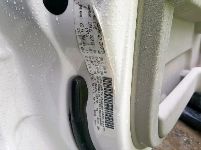 1J8HG58246C144247 - 2006 JEEP COMMANDER WHITE photo 10