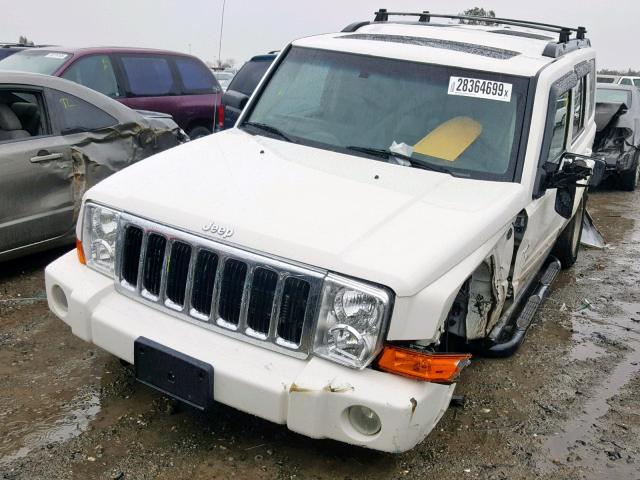 1J8HG58246C144247 - 2006 JEEP COMMANDER WHITE photo 2
