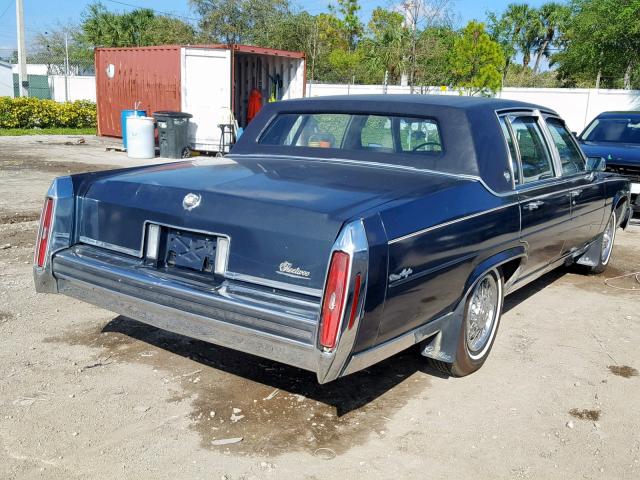 1G6DW6980F9741395 - 1985 CADILLAC FLEETWOOD BLUE photo 4