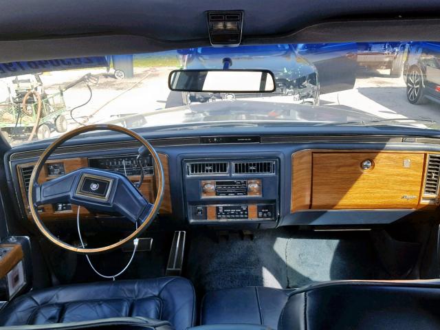 1G6DW6980F9741395 - 1985 CADILLAC FLEETWOOD BLUE photo 9