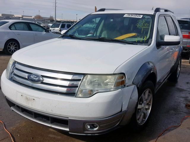 1FMDK02W38GA36230 - 2008 FORD TAURUS X S WHITE photo 2