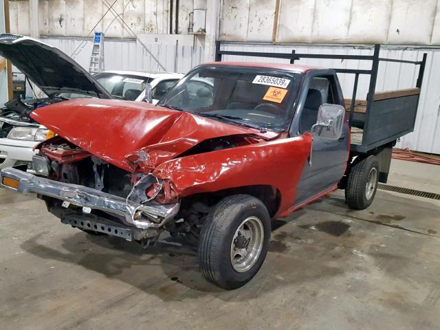 JT4RN81R5K5045882 - 1989 TOYOTA PICKUP 1/2 RED photo 2