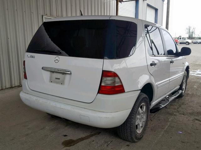 4JGAB54E4YA194633 - 2000 MERCEDES-BENZ ML 320 WHITE photo 4