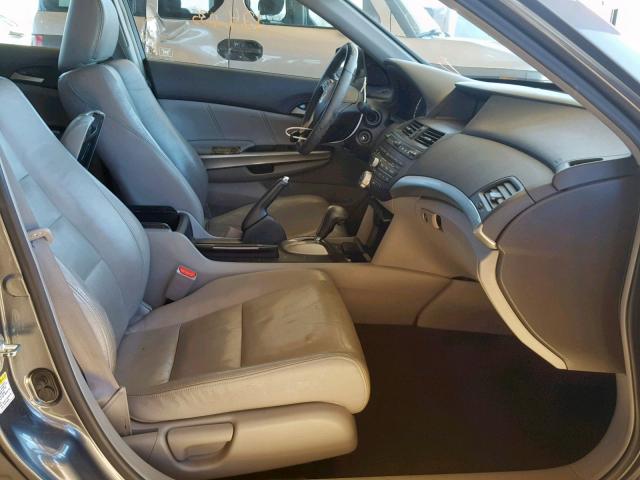 1HGCP26898A140248 - 2008 HONDA ACCORD EXL GRAY photo 5